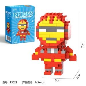 Lego Style Marvel Iron Man Building Blocks Set Figures Toy Gift for Kids